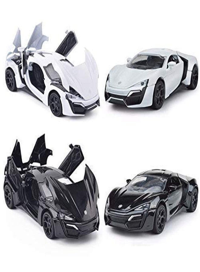 TONIRY 1:24 Scale Exclusive Alloy Metal Pull Back Die-Cast Car Scale Model With Sound Light Mini Auto Toy For Kids Metal Model Toy Car With Sound And Light, Black - Image 4